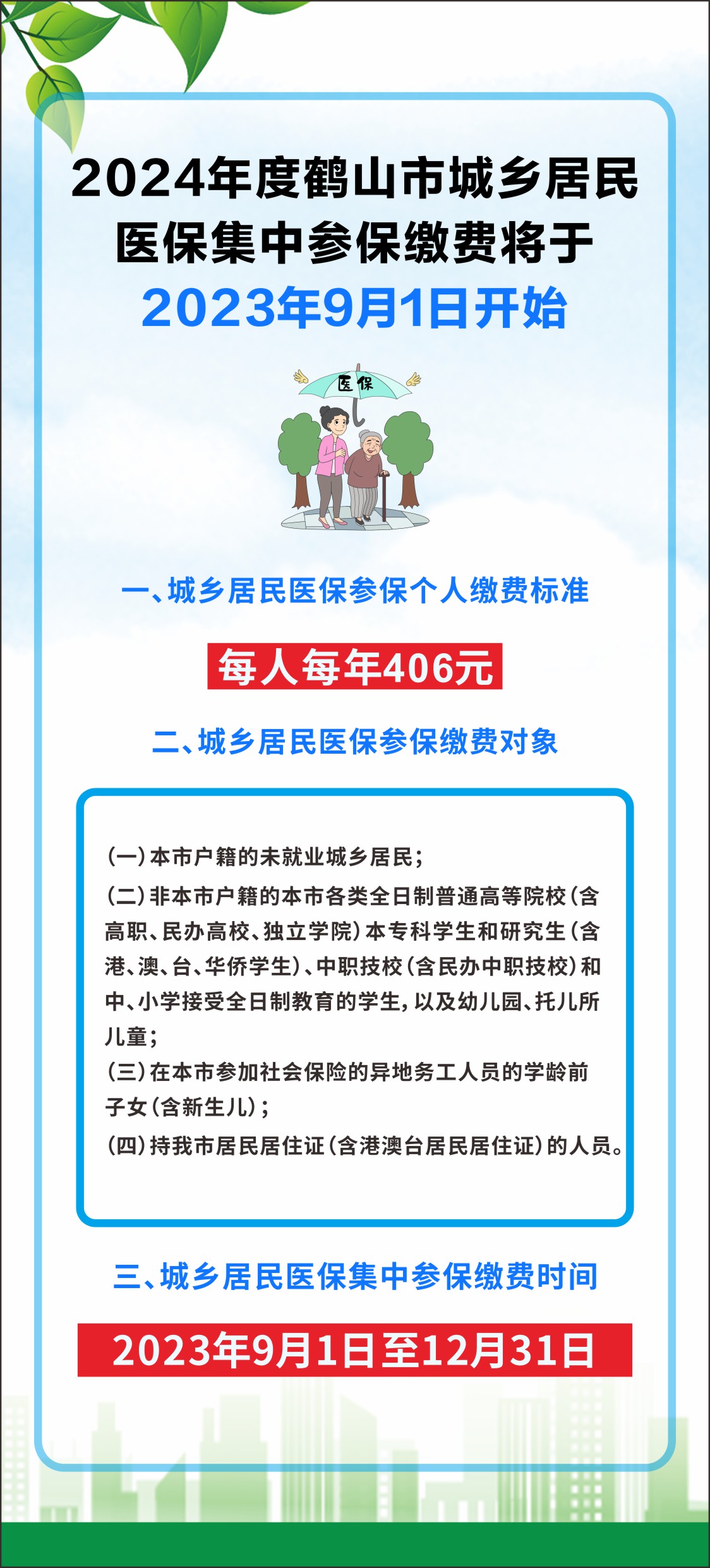 2024年度鶴山市城鄉(xiāng)居民醫(yī)保集中參保繳費須知（折頁2）.jpg